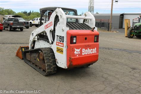 bobcat t190 skid steer for sale|bobcat t190 sold price.